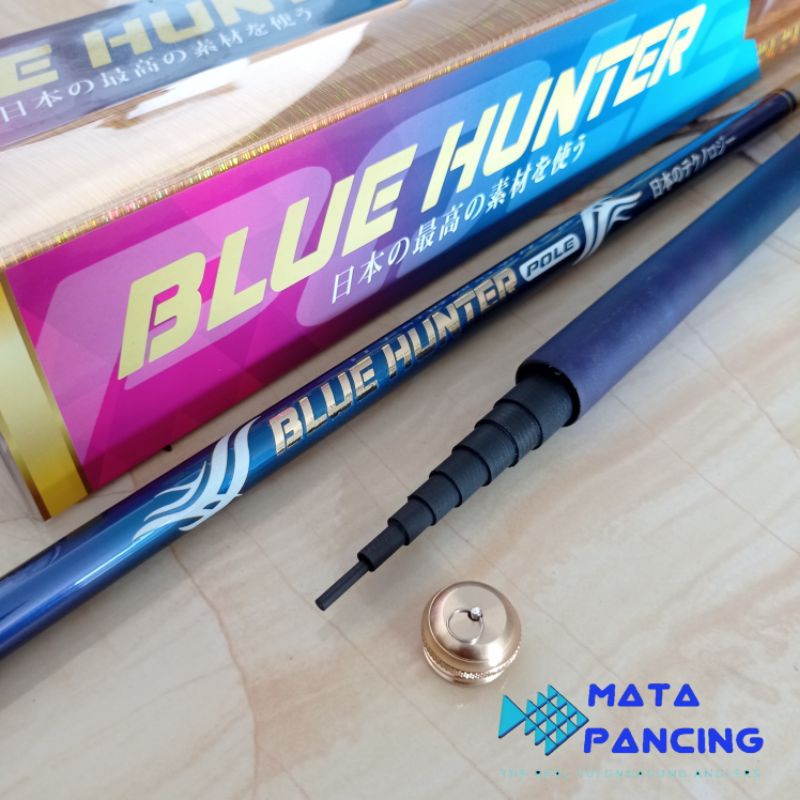 Joran tegek daido red hunter blue hunter 360 450 dan 540 carbon kevlar action medium hard tidak melengkung tengah dan sangat lurus dari pangkal sampai ujung