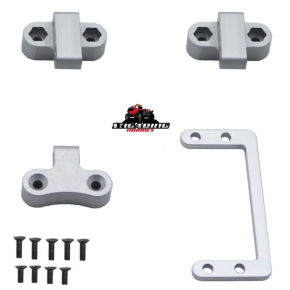 METAL SERVO MOUNT ON RAIL CHASSIS LCG SCX10 TRX4 1/10 CRAWLER