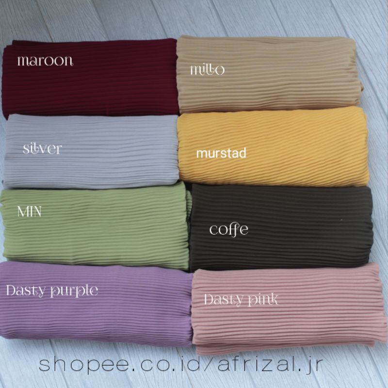 PASMINAH PLISKET PREM / PLEATED SHAWL