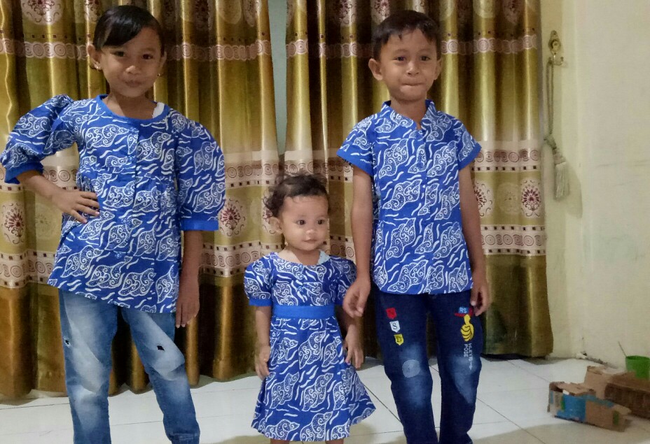 Batik Couple Anak Adik Kakak 1-8 Tahun Tosca