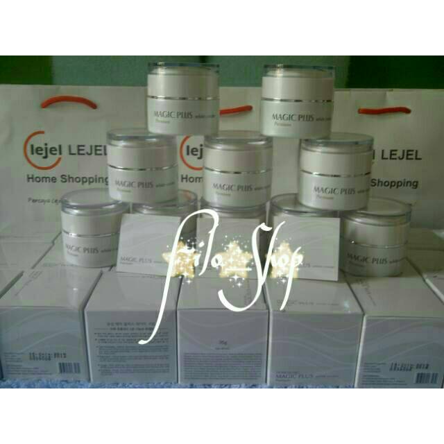MAGIC PLUS WHITE CREAM PREMIUM DIJAMIN 100% ORIGINAL ASLI