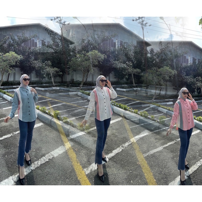 BLOUSE ARMANI LINEN PASTEL