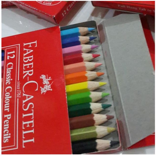 

Pensil Warna Faber Castell 12 Warna Pendek