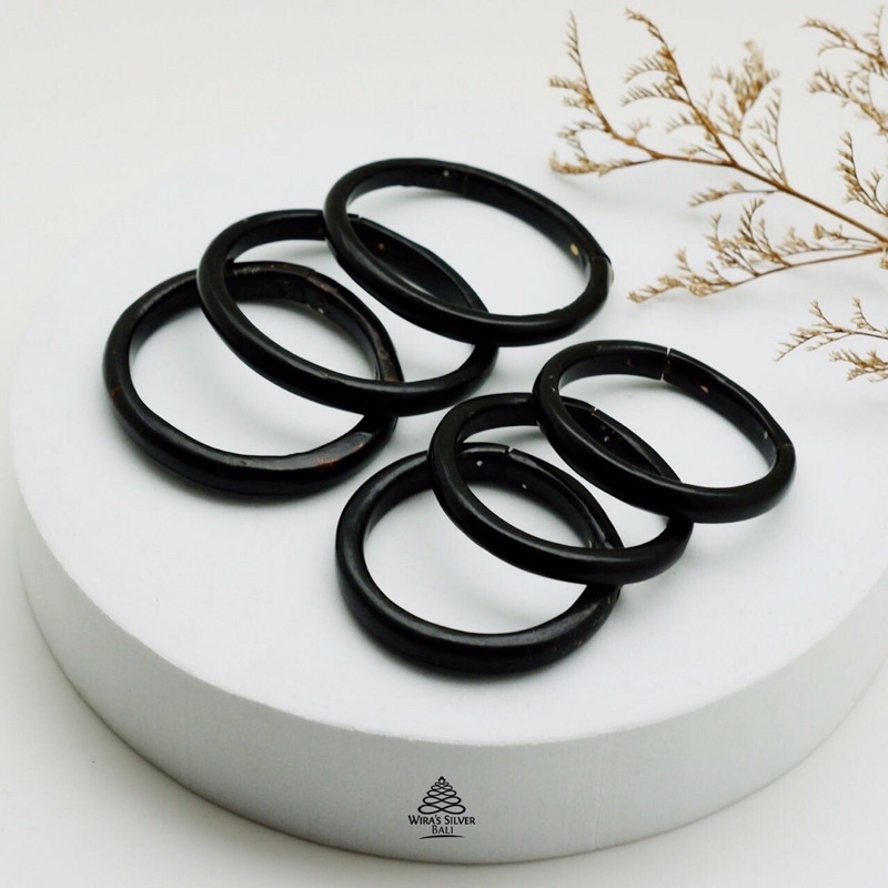 Gelang Uli Asli Akar Bakar Bayi dan Anak - Anak Model Polos