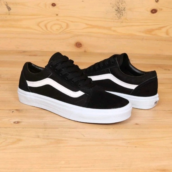 SEPATU VANS OLD SCHOOL SEPATU SNEAKERS PRIA WANITA SEPATU SEKOLAH - 42