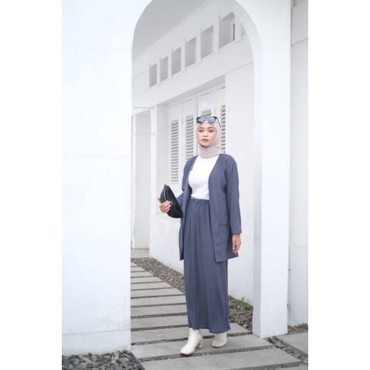 GAIDA SET/SATU SET/SATU SET BAJU korea/CARDY/ROK/OOTD HIJAB