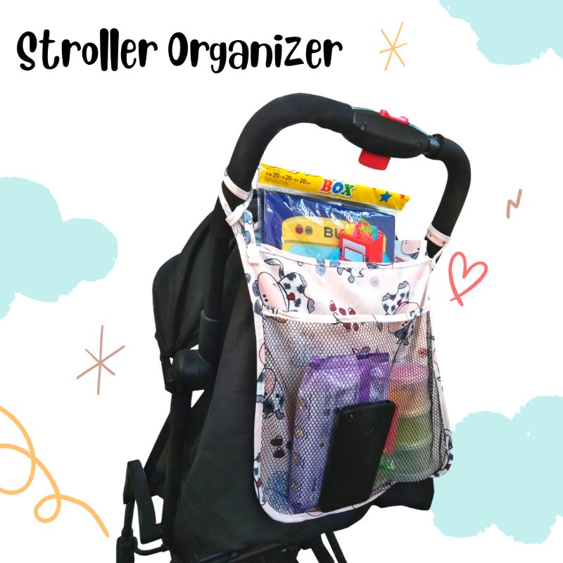 ORGANIZER BAG Stroller KANTONG SERBAGUNA - Tempat Barang Pada Stroller Bayi akachan