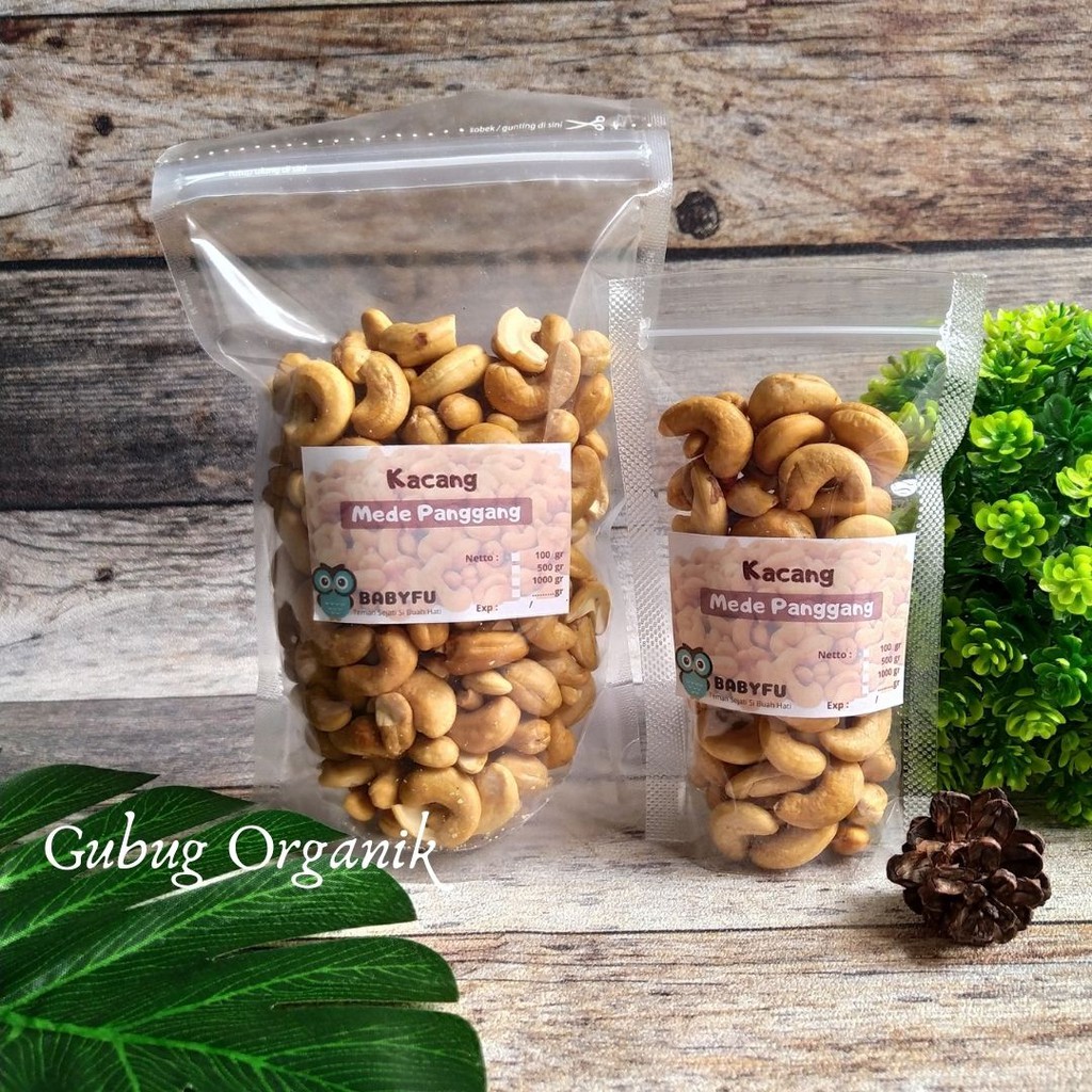

Premium Kacang Mete / Mede / Mente / Pure Cashew Oven Panggang Non Salted Non MSG Premium Quality
