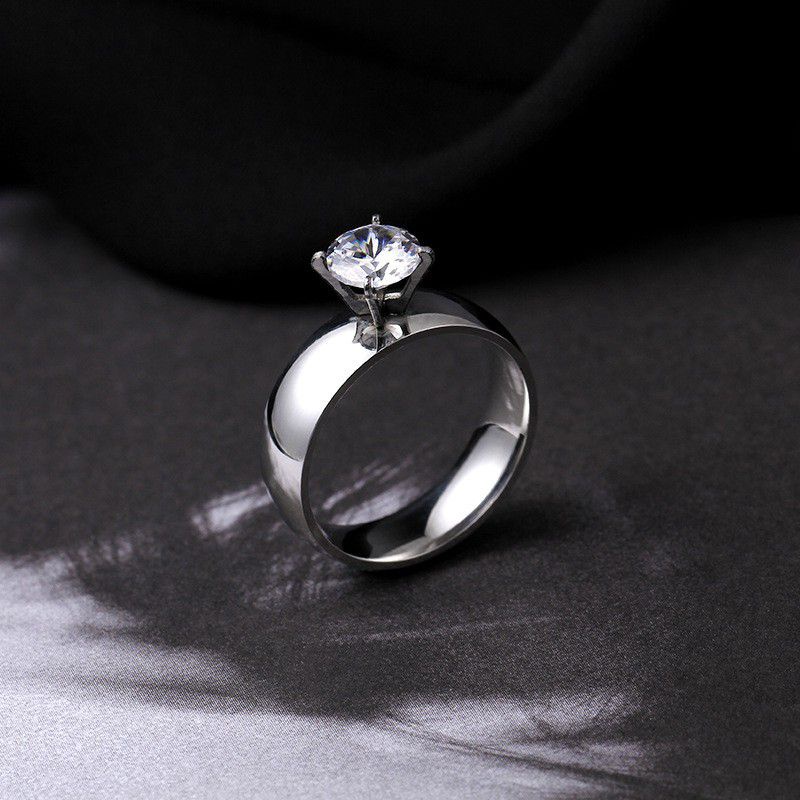 CINCIN WANITA TITANIUM MATA KRISTAL/CINCIN PERMATA/CINCIN
