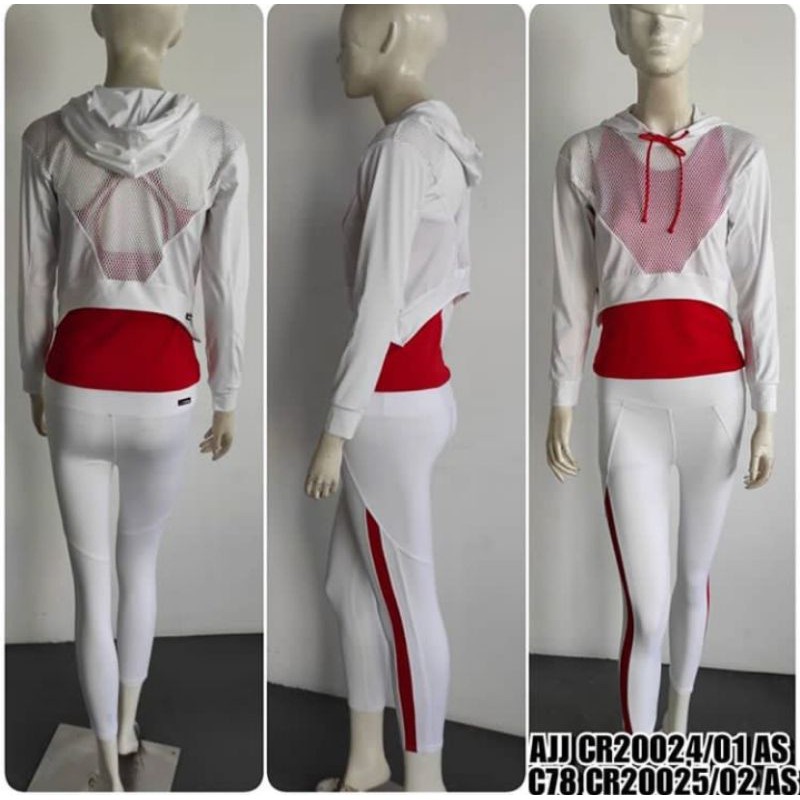 baju senam merah putih