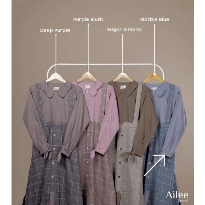 Ailee overall Size "L" by Original Jilbrave.official (preloved)