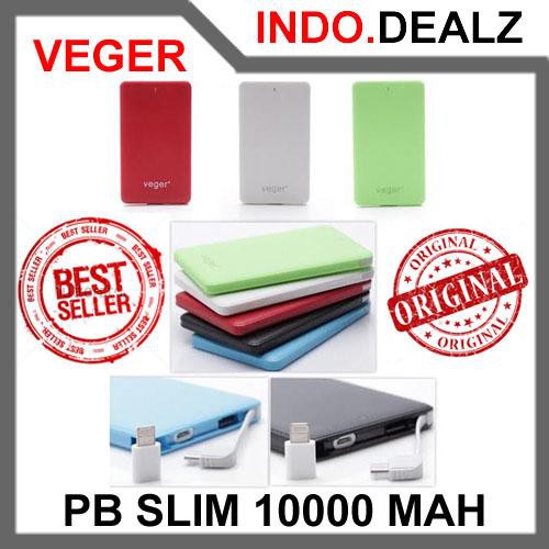 Powerbank Slim Veger 10000 Mah Original Pb