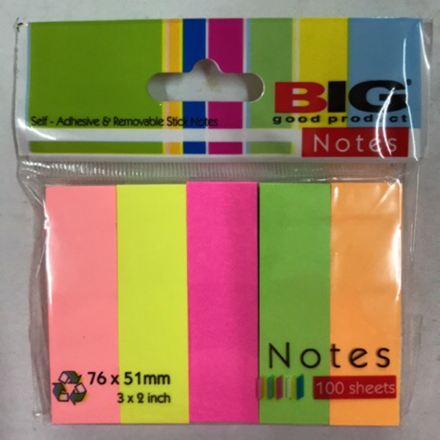 

Pembatas Buku, Memo Tempel, Stick Notes 5 Warna