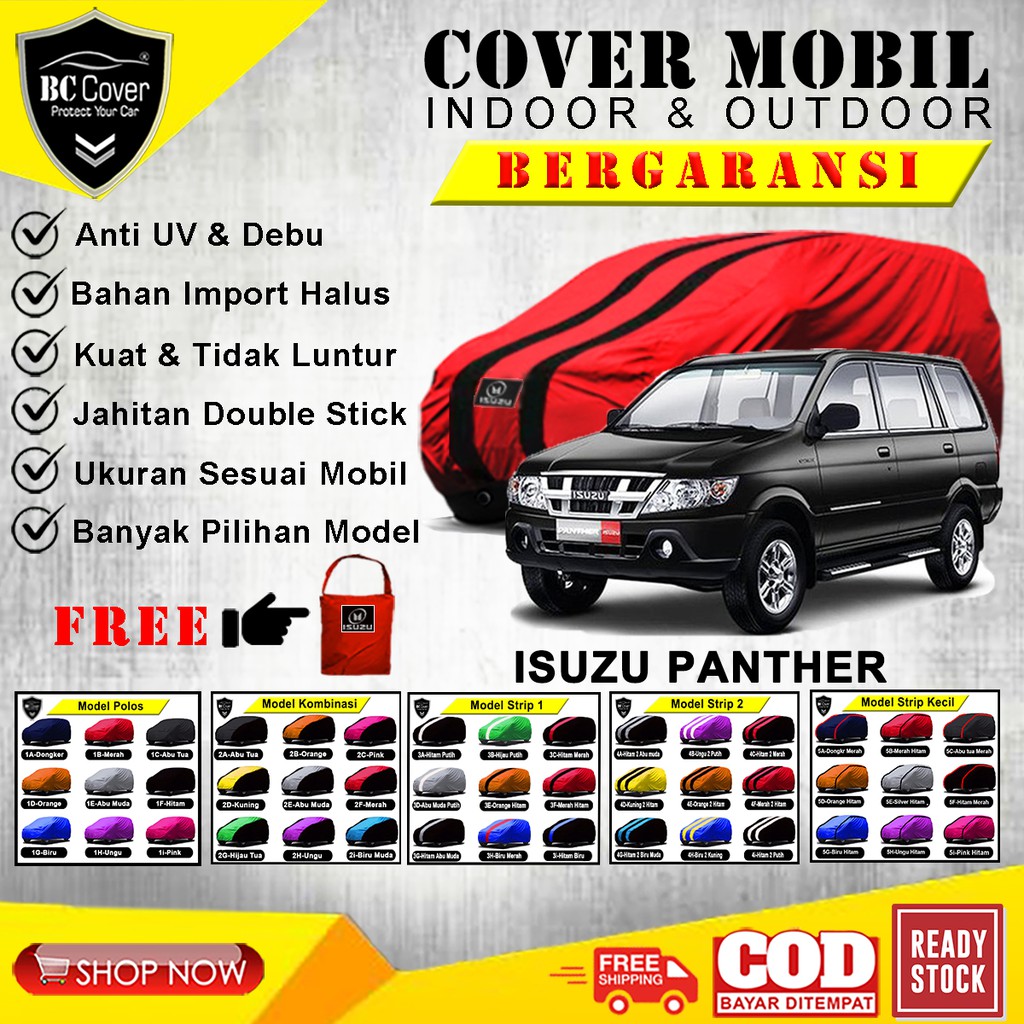 Cover Mobil Isuzu Panther Touring, LS Turbo, LV Turbo, HI GRADE, Grand Touring / Sarung Mobil Panther Miyabi Selimut Penutup Mobil Panter / Pelindung Jas Mantol Kerudung Mantel Tutup Isuzu Phanter