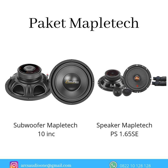 paket Audio Mobil Mapletech
