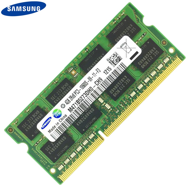 Samsung DDR3 4GB 2RX8 1333MHz PC3-10600s 204PIN SO-DIMM Untuk Laptop