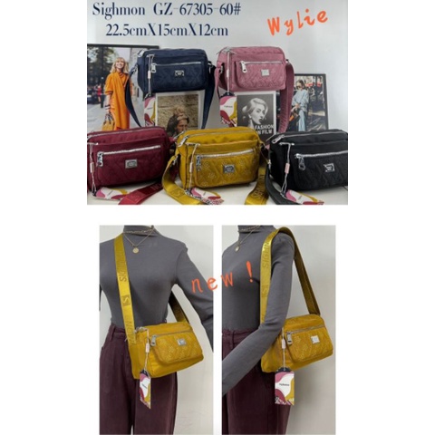 Tas selempang wanita sighmon import termurah(Bisa cod)