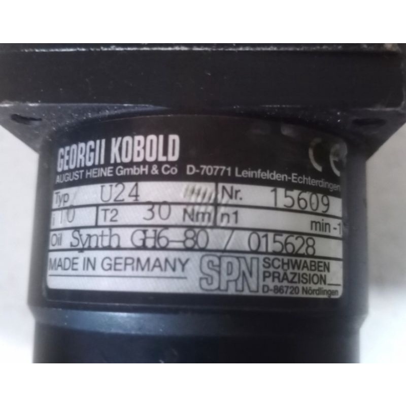 Gearbox Induksi Georgii Kobold Typ U24 Made In germani Tatio 1 : 10