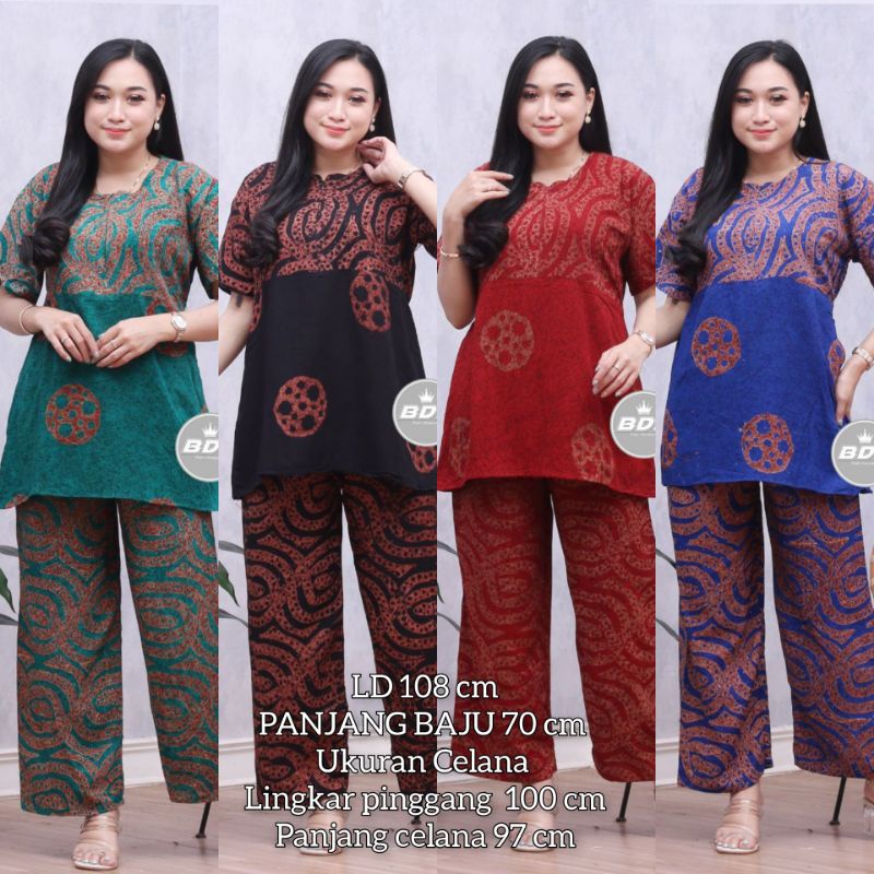 SETELAN CP BATIK CAP , ATASAN CP BATIK , BATIK CAP KUALITAS , BAYAR ( COD ) , GRATIS ONGKIR