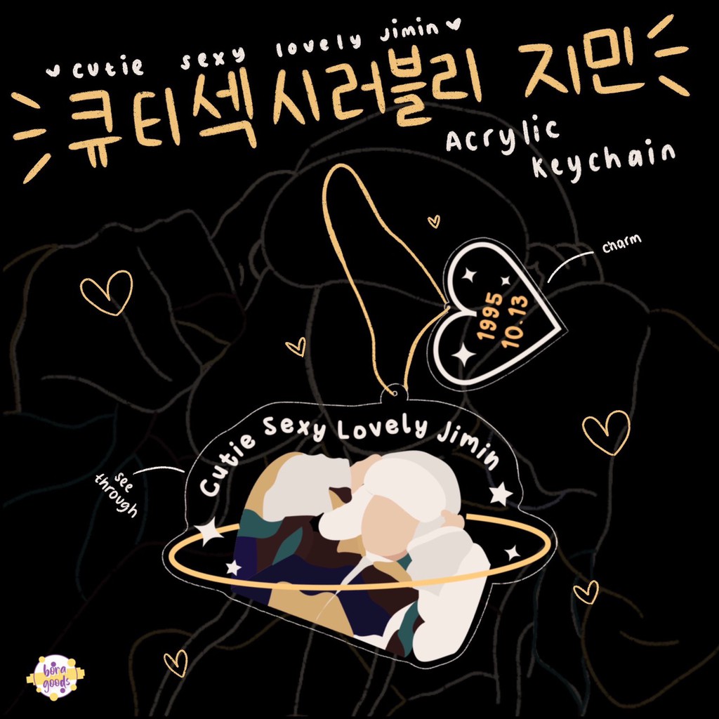 Jiminie Keychain - BTS Jimin Acrylic Keychain