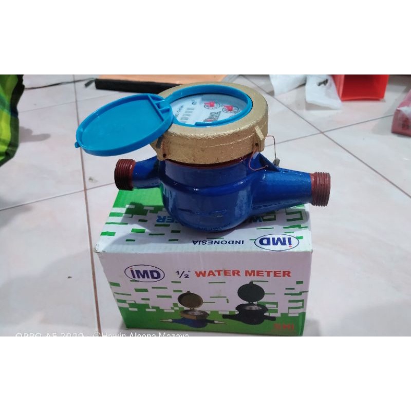 Water Meter / Meteran Air 1/2" Standart SNI-IMD