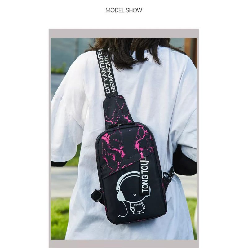 Waistbag Tas Selempang Pria Wanita Tas Keren Tas Fashion Tas Murah