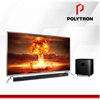 Polytron LED Digital TV 55&quot; 4K UHD Ultra HD Soundbar PLD 55BU8850