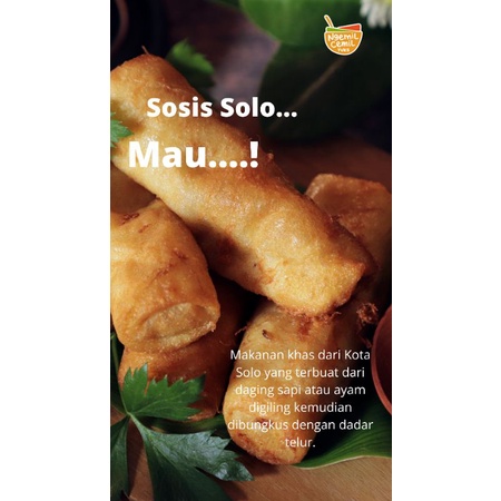 

sosis solo isi ayam 10 pcs