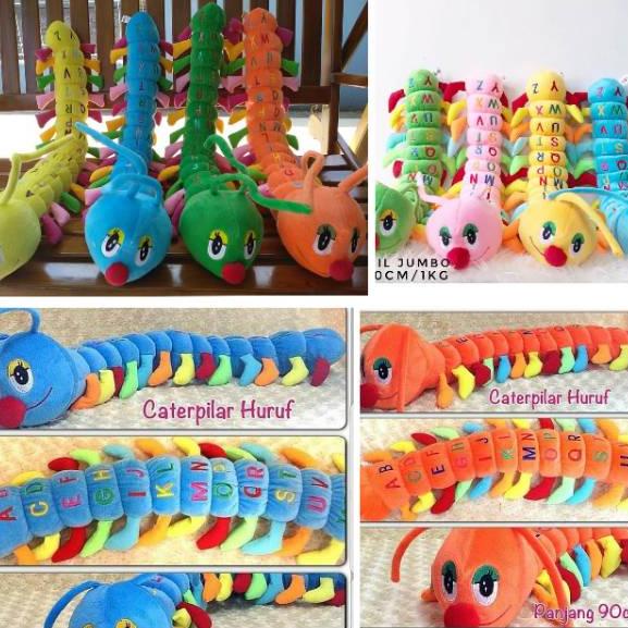 Boneka ulil boneka ulat pajangan mobil panjang 90 cm