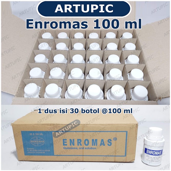 Enromas 100 ml Obat Ayam Diare CRD Snot Cholera Diare Pilek Mycoplasma