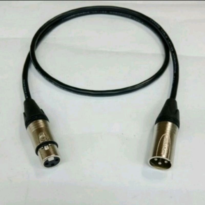 Kabel canon cowo cewe 20 meter kabel xlr jack male to female