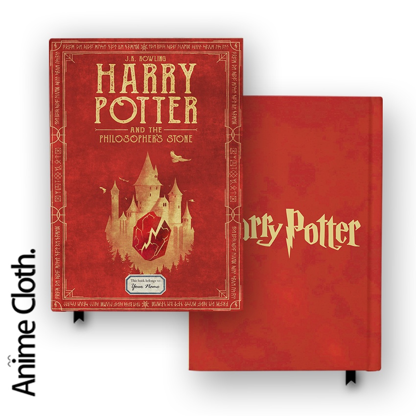 

Notebook Buku Tulis Harry Potter Philosopher's Stone Custom Hardcover Diary Agenda Jurnal