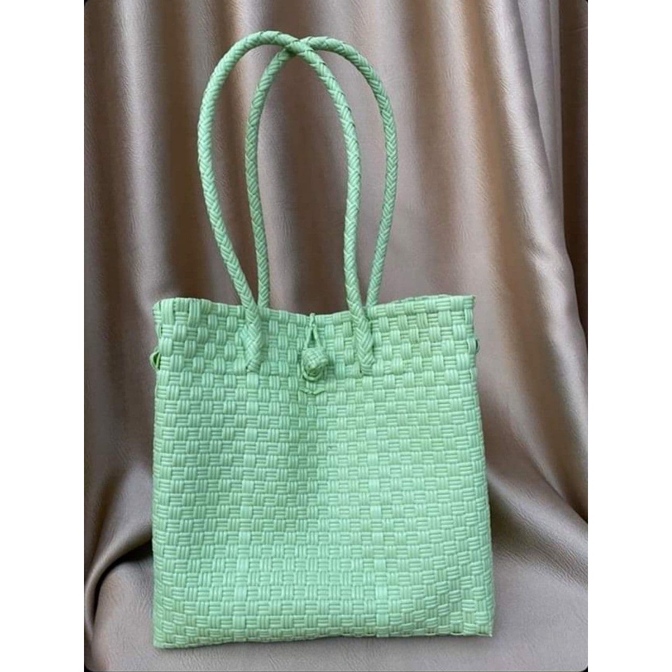 TAS JALI POLOS SIZE SMALL (S) / TAS BELANJA ANYAMAN PLASTIK SINTETIS