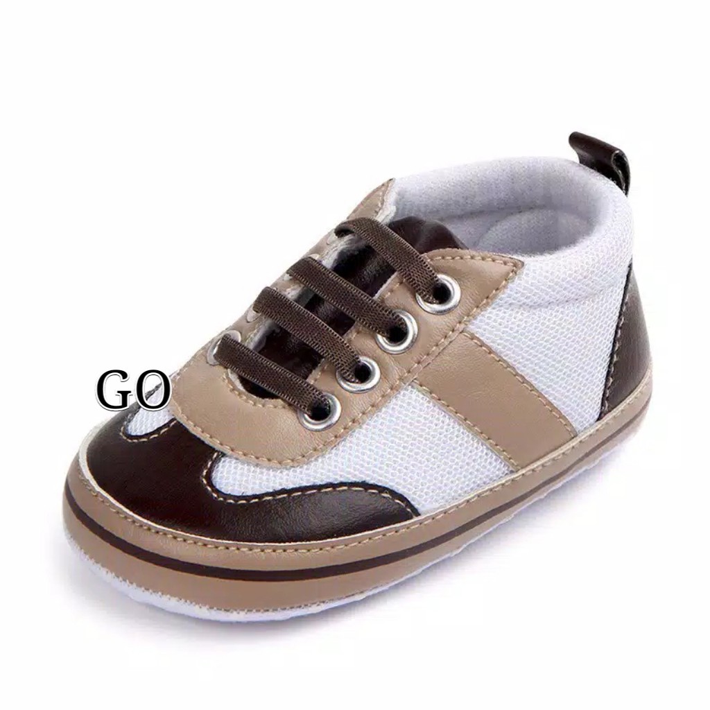 gos  0987 HI SQUAD Sepatu Anak Laki Sepatu Bayi Prewalker Shoes 0-18 bulan Import