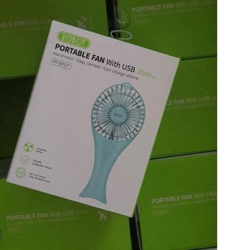 Discount Today PowerBank KIPAS ANGIN MINI RT-BF11 & BF07 PORTABLE ROBOT  2000Mah Original resmi mura