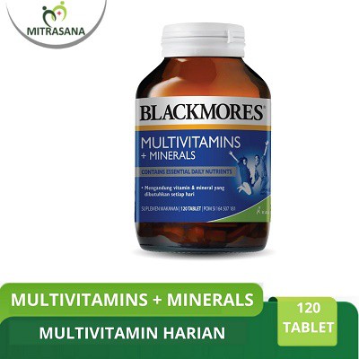 

Blackmores Multivitamins + Minerals 120 Tablet