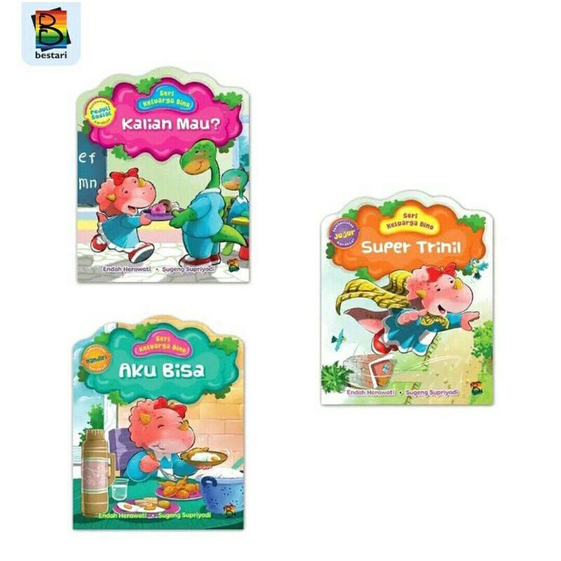 Buku Anak - Buku Cergam Anak - Seri Keluarga Dino