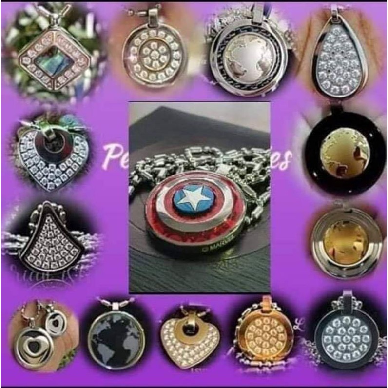 Pendant_MCI_Kalung_kesehatan_Gelang_Kesehatan_Bracelet_Original_LSW_LSM_seri Marvel_Heart Blue