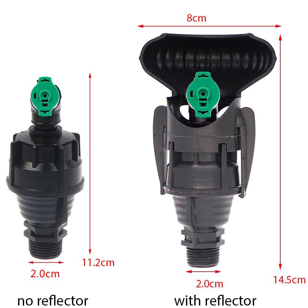 【 ELEGANT 】 Sprinkler Berkualitas 1/2 ''Male Thread Atomize Jarak Jauh Putar 360derajat Rotating Sprayer