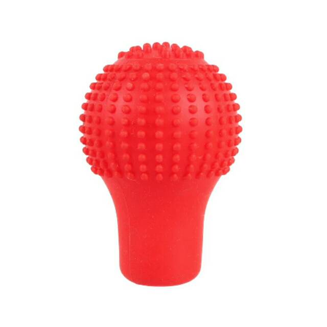 Merah Red Cover Sarung Karet Silicone Stick Shift Knob Persnel Gigi Mobil Manual Pelindung Penutup