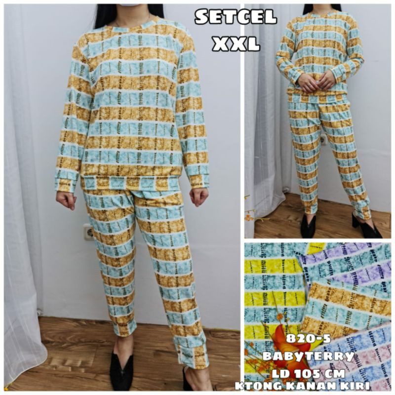 TYE DYE SET CELANA SIZE JUMBO / LD 105CM BABYTERRY IMPORT PREMIUM