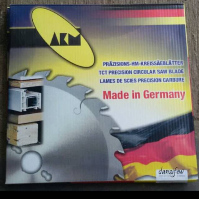 AKM TCT CIRCULAR SAW BLADE 10 inch x 24 T for WOOD MADE IN GERMANY