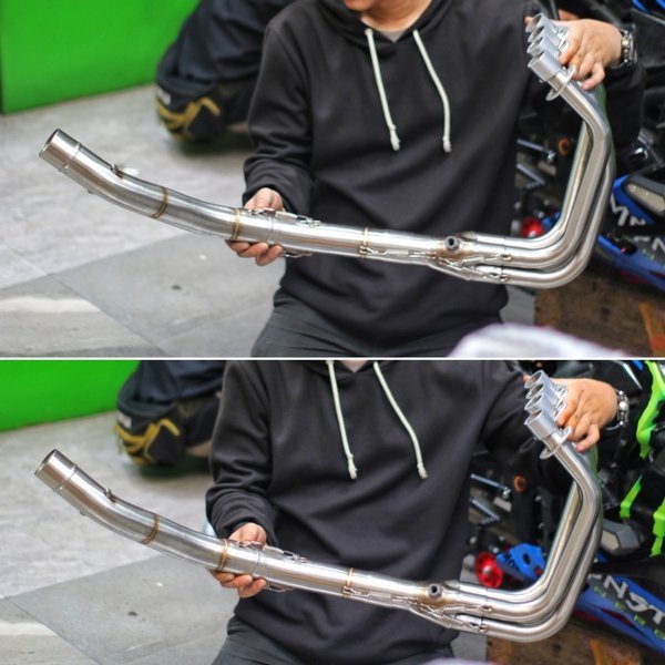 Readyy header zx25r leheran zx 25r stainles bending drake r9 arrow leovince Akrapovic r9 proliner