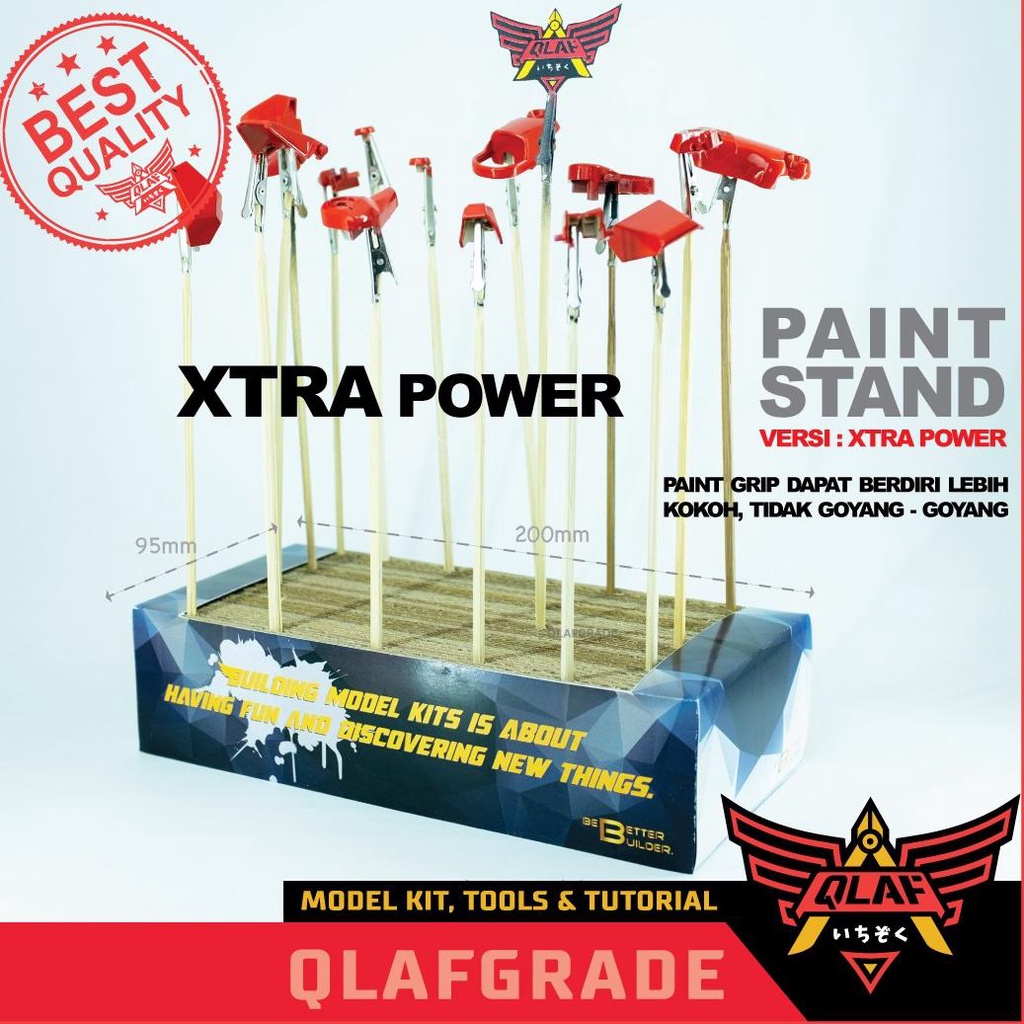 

Model Keren.. Paint Station XTRA POWER TEMPAT PAINT STAND PAINT CLIP GRIP Gundam 84