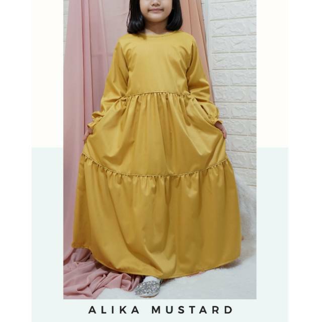  Gamis  alika by ollet  gamis  anak  katun toyobo gamis  