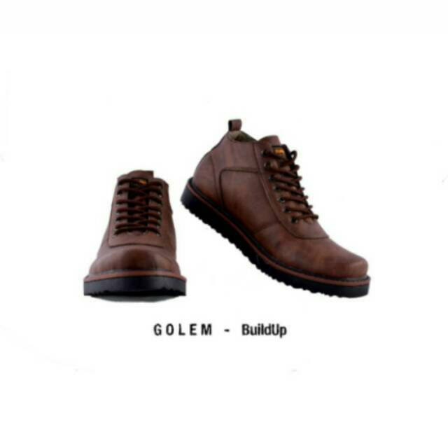 Sepatu Boots Kulit Pria Hummer Golem Original