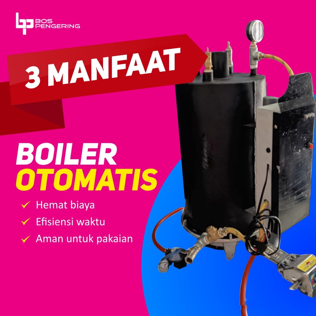 Mesin Setrika Uap Boiler Otomatis Mesin Steamer Konveksi Laundry