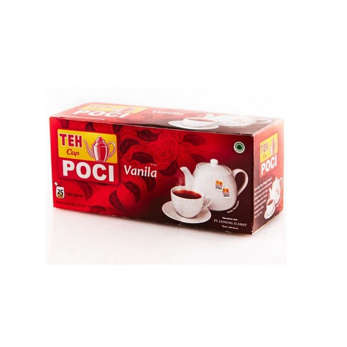 

Teh Cap Poci Aroma Vanila Isi 25