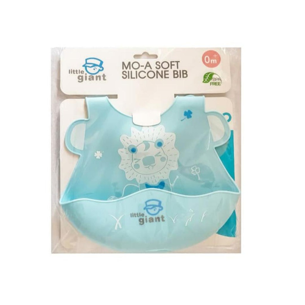 Little Giant LG 1408 MoA Soft Silicone Bib Sleber Tatakan Bayi