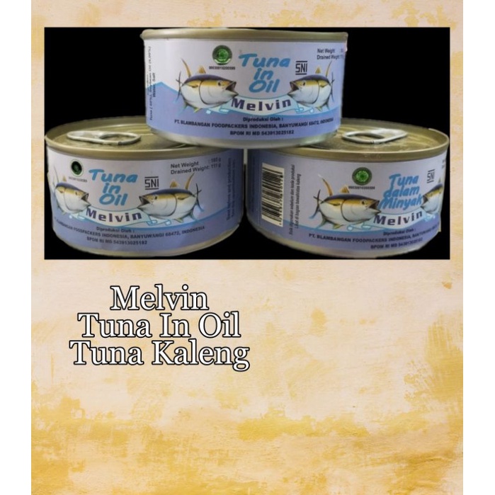 

Melvin Tuna In Oil/Tuna Kaleng 185gr
